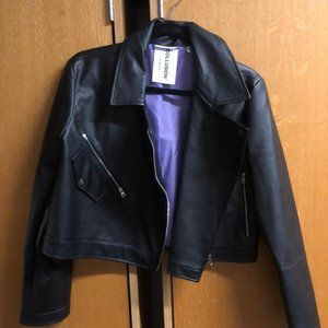 Women Faux Leather Biker Jacket